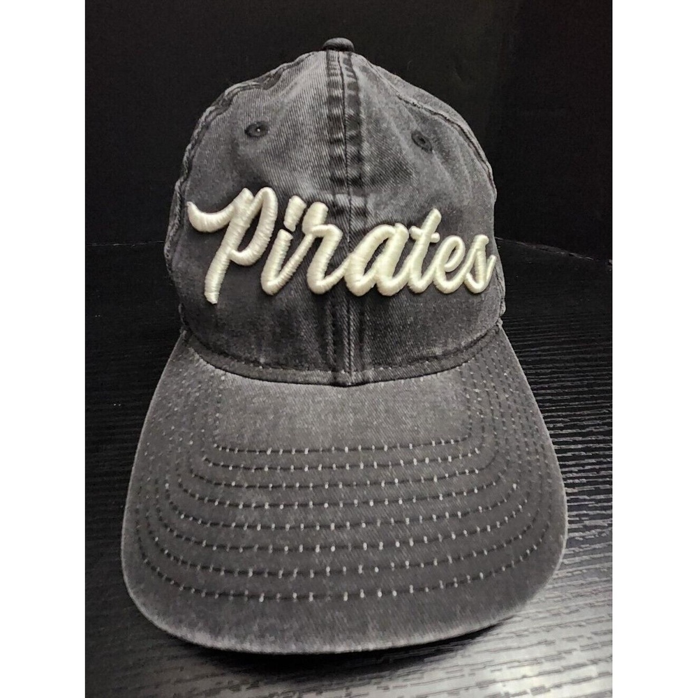 Pittsburgh‎ Pirates MLB New Era 9Twenty women strapback Hat Cap Black distressed